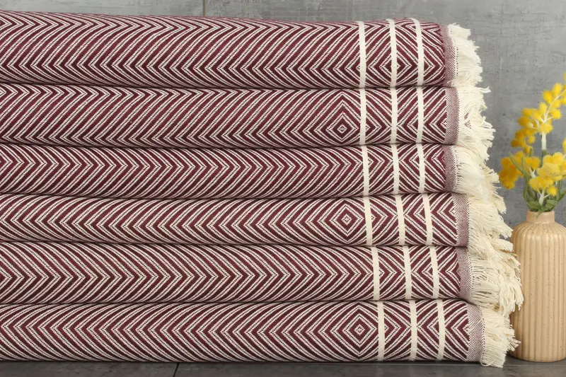 Turkish Tablecloth, Best Friend Christmas Gift, Throw Blanket, Housewarming Gift, Christmas Tablecloth, Custom Blanket, 96x70 Cotton Diamond Towel - 1