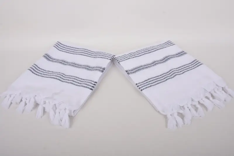 Memorial Gift, Turkish Hand Towel, 40x18 Cotton Striped Terry Towel, Monogram Hand Towel, Bridesmaid Gifts, Towel With Name, Decorative Towel - 6