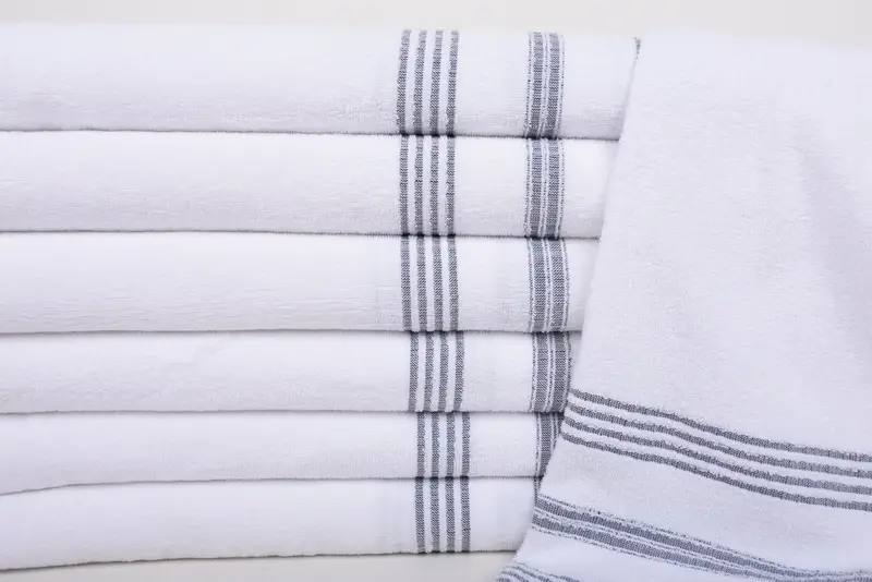 Memorial Gift, Turkish Hand Towel, 40x18 Cotton Striped Terry Towel, Monogram Hand Towel, Bridesmaid Gifts, Towel With Name, Decorative Towel - 2