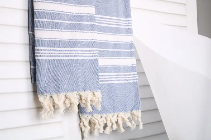Sand-free towel, Organic Beach Towel, Quick-Dry Beach Towel, Summer Towel, Custom Beach Towel, 70x40 Cotton Herringbone Towel, Bachelor Party Favors - 8