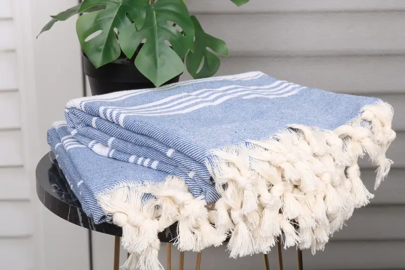 Sand-free towel, Organic Beach Towel, Quick-Dry Beach Towel, Summer Towel, Custom Beach Towel, 70x40 Cotton Herringbone Towel, Bachelor Party Favors - 3