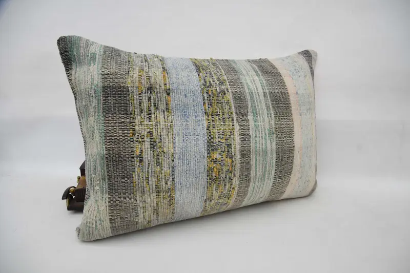 Christmas Pillow Sham, Interior Designer Pillow, Gift Pillow, Cushion, 16x24 Blue Cushion Case, Boho Pillow, Pet Pillow Sham - 3