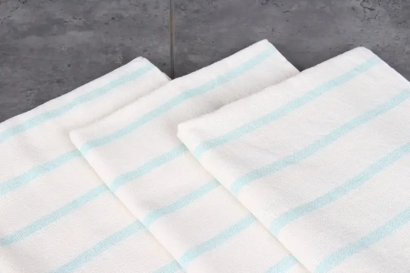 Wedding Gift, Bathroom Towel, Handmade Gift, Personalized Hand Towel, Kitchen Towel, Bulk Order Towel, 36x18 Cotton Striped Towel, Gift For The Home - 6
