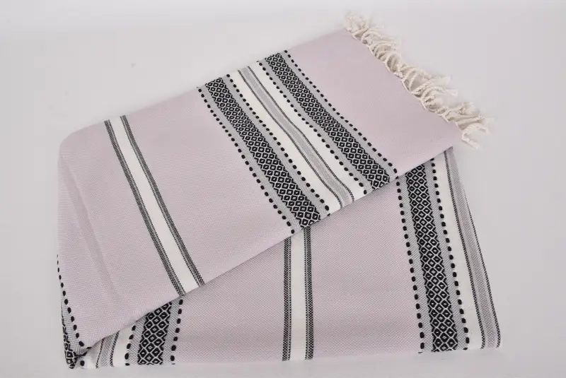 Custom Wedding Gift, Gift For Boyfriend, Handmade Turkish bath towel for summer vacation, Bath towel, 70x40 Cotton Striped Towel, Gifts For Him - 4