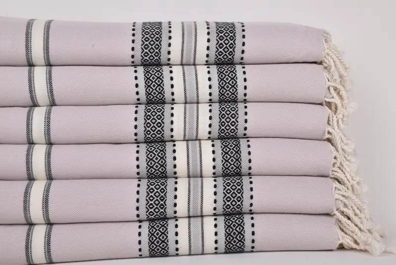 Custom Wedding Gift, Gift For Boyfriend, Handmade Turkish bath towel for summer vacation, Bath towel, 70x40 Cotton Striped Towel, Gifts For Him - 2
