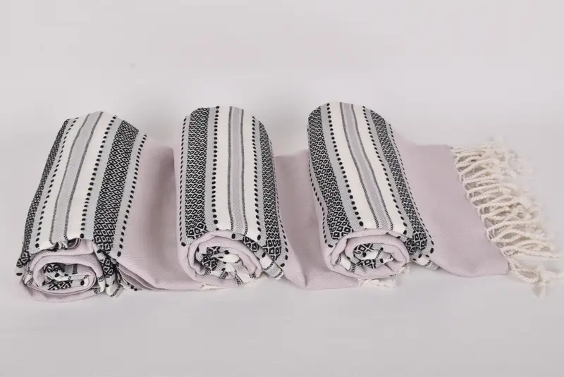 Custom Wedding Gift, Gift For Boyfriend, Handmade Turkish bath towel for summer vacation, Bath towel, 70x40 Cotton Striped Towel, Gifts For Him - 8