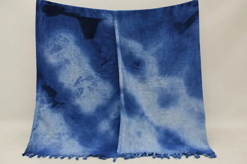 Maid Of Honor Gift, Turkish Blanket, Turkish Blanket Throw, 92x68 Cotton Tie Dye Chevron Towel, Housewarming Gift, Personalized Blanket - 1