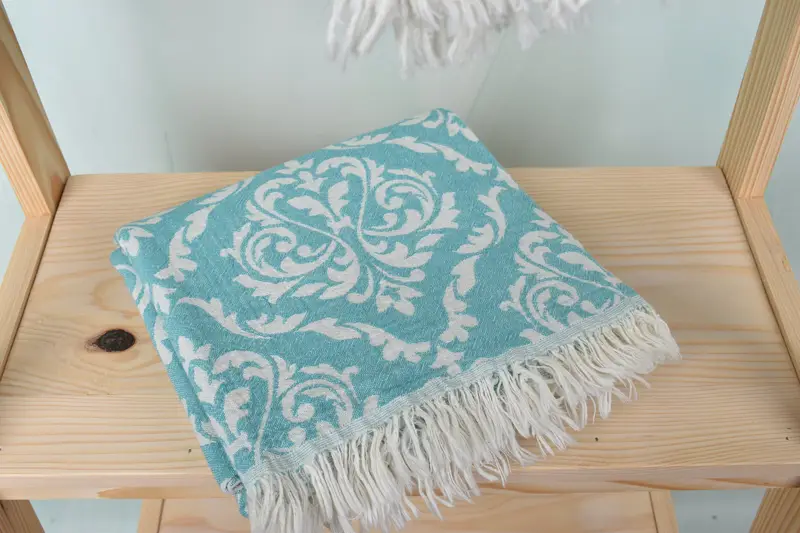 Hammam towel, House Warming Gift, 68x36 Cotton Baroque Towel, Florida Bachelorette Party Favors, Bachelorette Party Favors, Monogram Beach Towel - 6