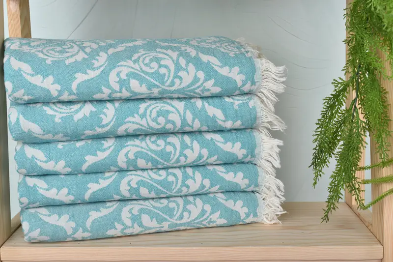 Hammam towel, House Warming Gift, 68x36 Cotton Baroque Towel, Florida Bachelorette Party Favors, Bachelorette Party Favors, Monogram Beach Towel - 3