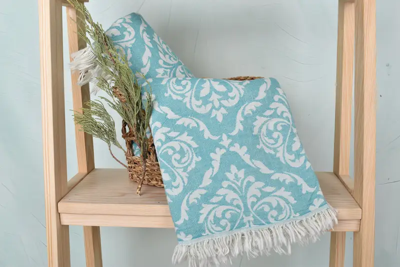 Hammam towel, House Warming Gift, 68x36 Cotton Baroque Towel, Florida Bachelorette Party Favors, Bachelorette Party Favors, Monogram Beach Towel - 5