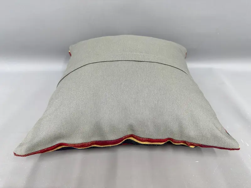 Vintage Kilim Pillow, Custom Pillow, Handmade Pillow, Boho Pillow Sham Cover, Muted Cushion, Kilim Cushion Sham, 18x18 Red Pillow Case, Pillow - 7