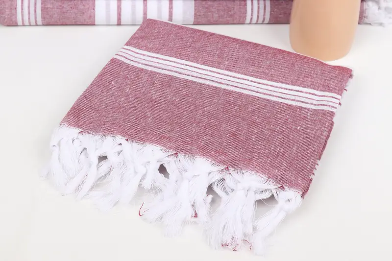 68x36 Cotton Striped Towel, Quick-dry towel, Personalized Gift For Her, Handmade Gift, Personalized Gift, Traditional Turkish peshtemal for hammam - 5
