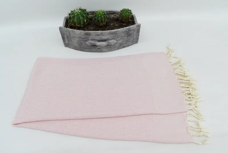 Kişiselleştirilmiş hediye, monogramlı el havlu, gelin partisi hediyeleri, tatil havlu, özel el havlu, 44x24 pamuklu polka nokta havlu, yaz hediyesi - 7