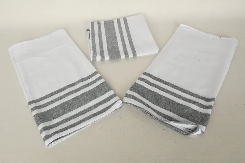 Turkish Towel, Kitchen Towel, Turkish Tea Towel, 36x18 Cotton Fringeless Towel, Bridesmaid Gift, Bachelorette Party Items, Bathroom Towels - 5