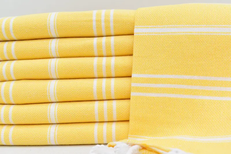 Kitchen Towel, Custom Wedding Gifts, Best Friend Gift, Small Bath Towels, Spa Towel, 40x24 Cotton Striped Towel, Custom Hand Towel, Hand Size Towels - 1