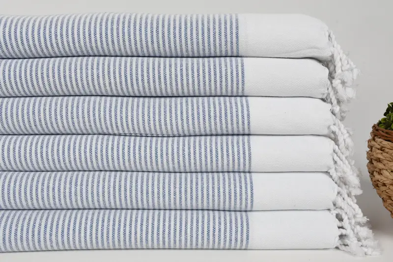Monogramm Handtuch, kleine Badetücher, maßgeschneidertes türkisches Handtuch, 40x18 Baumwollstreifenhandtuch, Hauswarming Geschenk, türkisches Handtuch, Hochzeitsgeschenke - 2