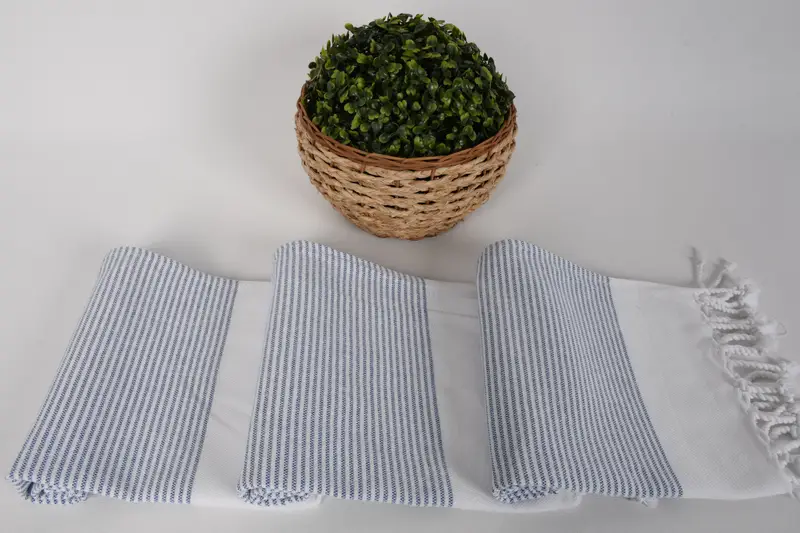 Monogramm Handtuch, kleine Badetücher, maßgeschneidertes türkisches Handtuch, 40x18 Baumwollstreifenhandtuch, Hauswarming Geschenk, türkisches Handtuch, Hochzeitsgeschenke - 8