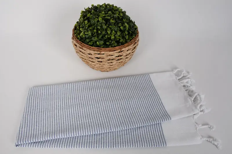 Monogramm Handtuch, kleine Badetücher, maßgeschneidertes türkisches Handtuch, 40x18 Baumwollstreifenhandtuch, Hauswarming Geschenk, türkisches Handtuch, Hochzeitsgeschenke - 4