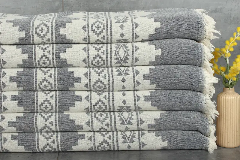 Gift For The Home Decor, Throw Blanket Couch, Bride Gift, 86x56 Cotton Kilim Towel, Decorative Blanket, Custom Blanket, Christmas Tablecloth - 2