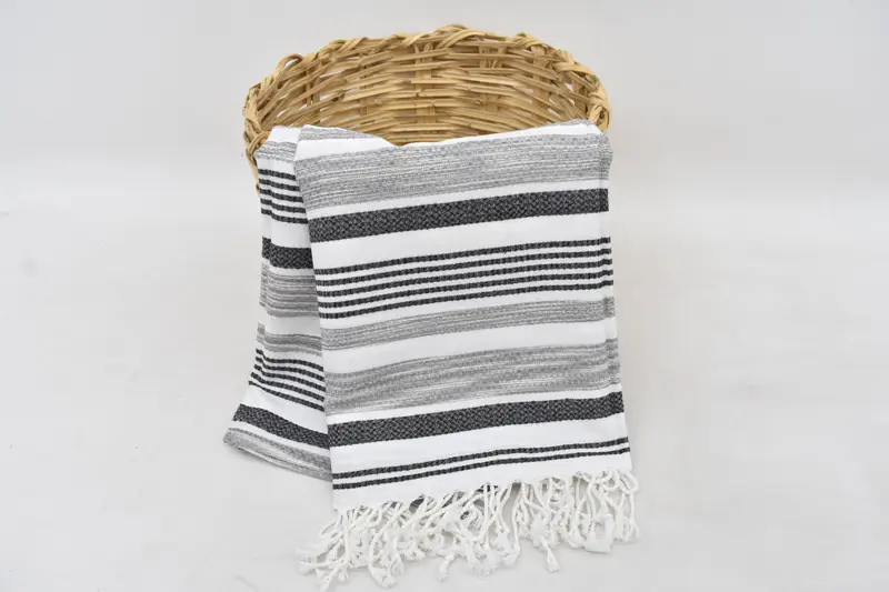 Schalhandtuch, bester Freund Geschenk, Peshtemal, großes türkisches Handtuch, personalisiertes Home Geschenk Hochzeit, 70x40 Baumwollstreifentuch, personalisierte Geschenke - 1