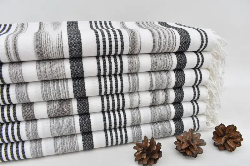 Schalhandtuch, bester Freund Geschenk, Peshtemal, großes türkisches Handtuch, personalisiertes Home Geschenk Hochzeit, 70x40 Baumwollstreifentuch, personalisierte Geschenke - 3