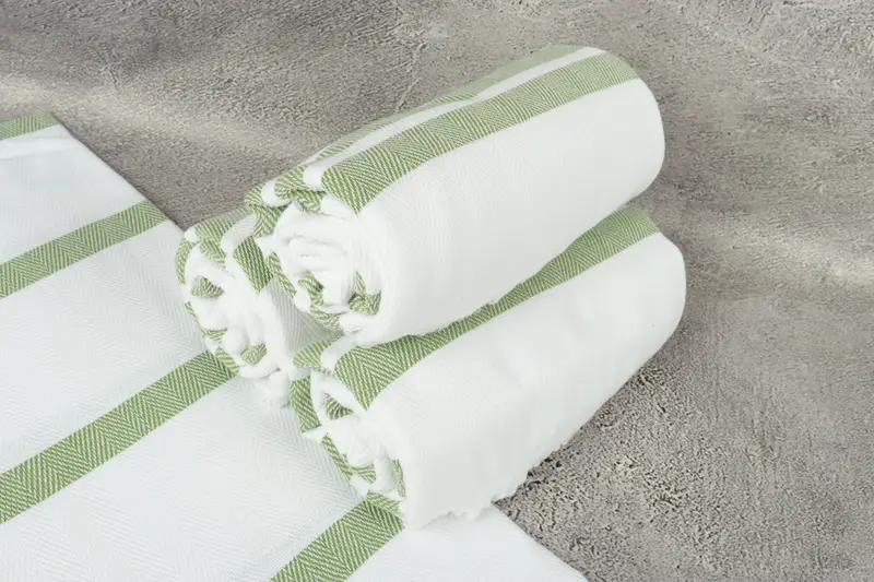 Personalized Gift, Turkish Bath Towel Set, Holiday Towel, Boyfriend Christmas Gift, Bridesmaid Gifts, Cotton towel, 70x40 Cotton Herringbone Towel - 7