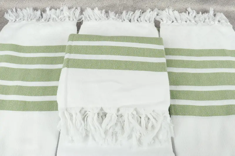 Personalized Gift, Turkish Bath Towel Set, Holiday Towel, Boyfriend Christmas Gift, Bridesmaid Gifts, Cotton towel, 70x40 Cotton Herringbone Towel - 4