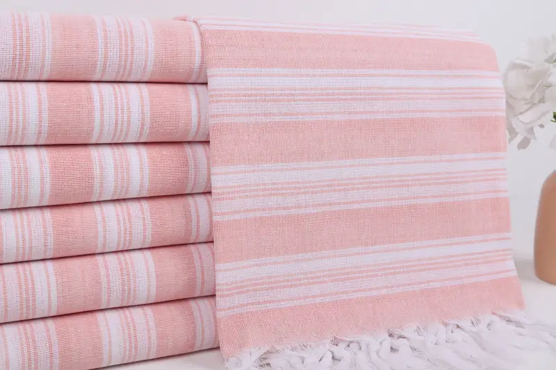 Bridesmaid Gift Towel, 70x40 Cotton Striped Towel, Bachelor Party Gifts, Bachelor Gifts, Custom Wedding Gifts, Summer Gift Ideas, Beach Size Towel - 2