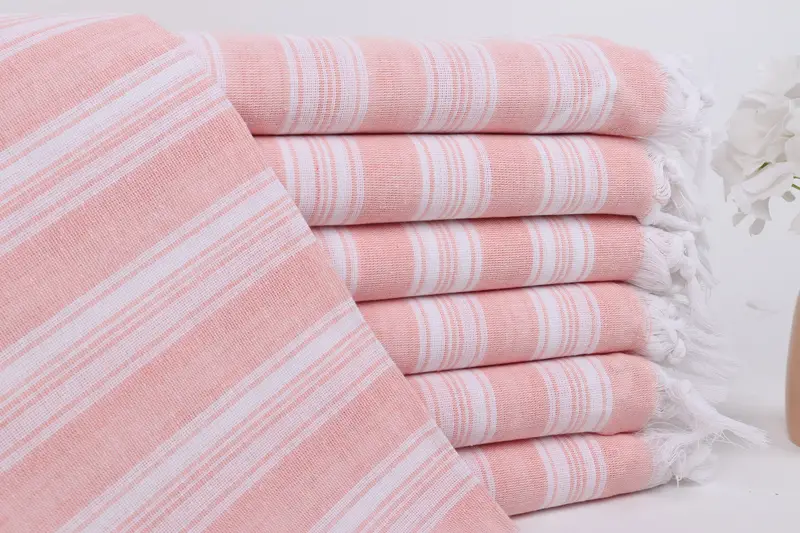 Bridesmaid Gift Towel, 70x40 Cotton Striped Towel, Bachelor Party Gifts, Bachelor Gifts, Custom Wedding Gifts, Summer Gift Ideas, Beach Size Towel - 1
