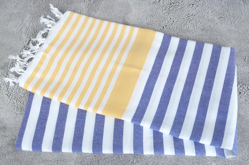 Custom Beach Towels, 68x36 Cotton Striped Towel, Fouta towel, Bridesmaid Gift Towel, Personalized Gift, Family Gift, Summer Gift Ideas - 6