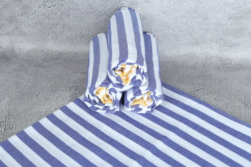Custom Beach Towels, 68x36 Cotton Striped Towel, Fouta towel, Bridesmaid Gift Towel, Personalized Gift, Family Gift, Summer Gift Ideas - 7
