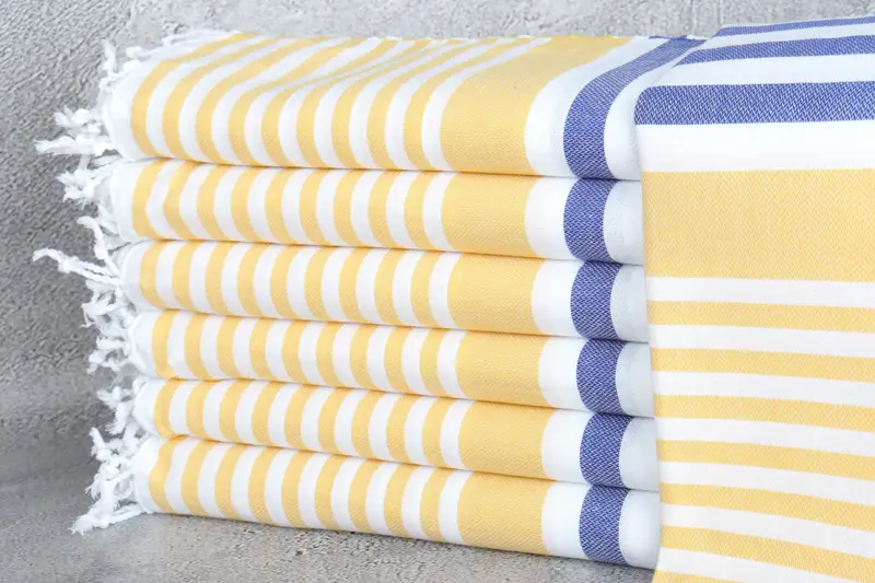 Custom Beach Towels, 68x36 Cotton Striped Towel, Fouta towel, Bridesmaid Gift Towel, Personalized Gift, Family Gift, Summer Gift Ideas - 1