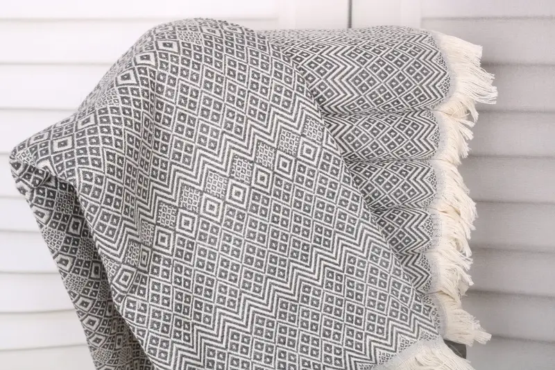Handmade Turkish hammam towel, Bachelor Gifts, 70x40 Cotton Diamond Towel, Personalized Towel, Thin towel, Bridal Party Gifts, Housewarming Gift - 1
