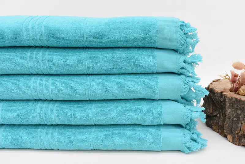 Scarf Towel, 70x36 Cotton Striped Terry Towel, Quick-dry towel, House Warming Gift, Beach Towel Gift, Gift For Her, Turkish Beach Towel Personalized