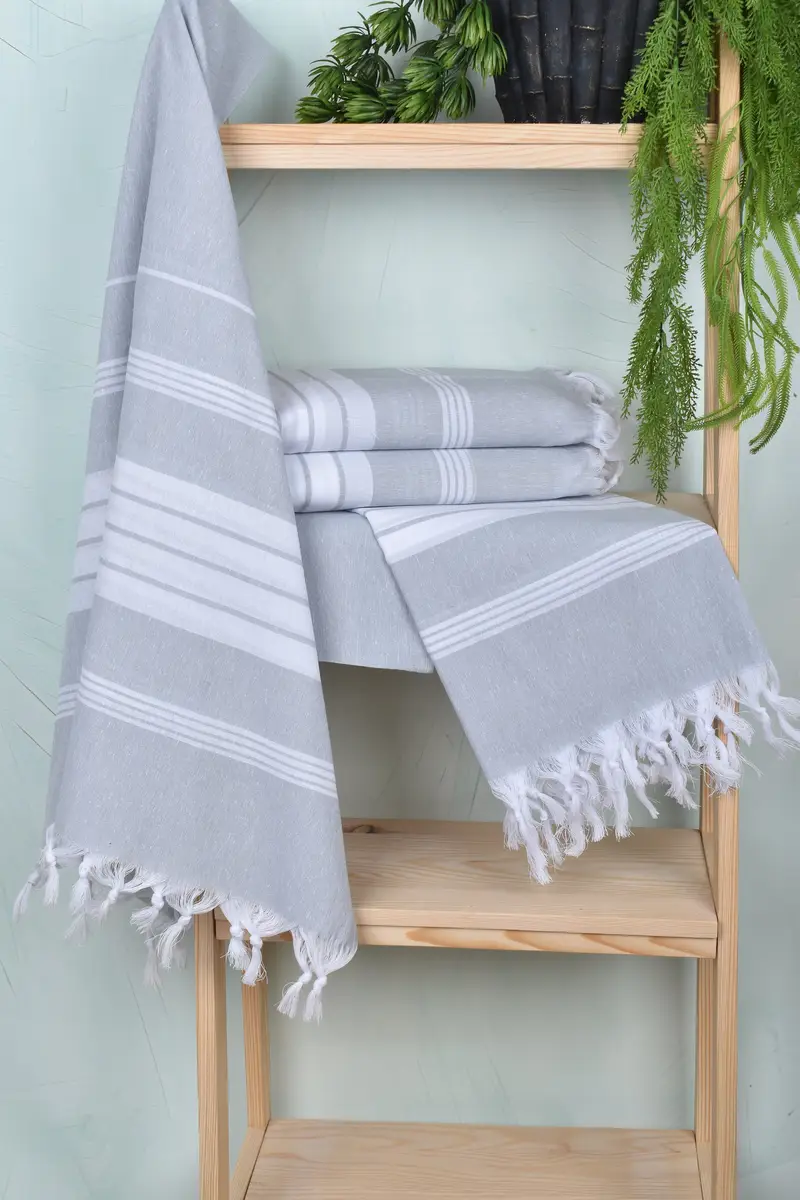 Bachelor Towel, Cotton towel, Decorative Towel, Xmas Gifts, 68x36 Cotton Striped Towel, Personalized Towel Gift, Turkish Towel USA, Summer Gift - 6