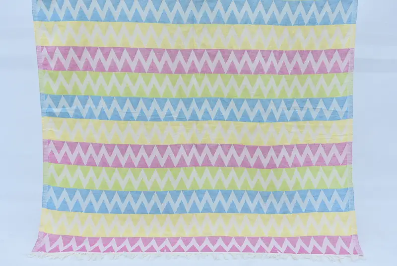 Beach Towel Bulk, Valentines Day Gift, 70x40 Cotton Zigzag Design Towel, Soft towel, Quick-dry towel, Arizona Bachelorette Party Favors, Spa Towel - 1