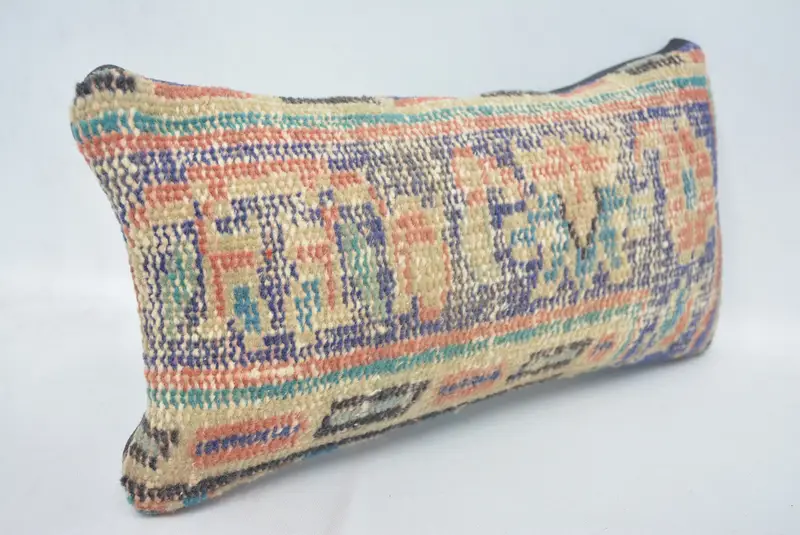 Shabby Chic Pillow Cover, Kilim Pillow, Gift Pillow, Throw Kilim Pillow, 8x16 Beige Pillow Sham, Toss Cushion, Cushion - 3