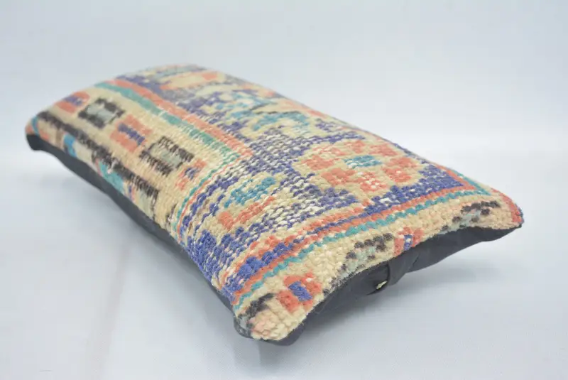 Shabby Chic Pillow Cover, Kilim Pillow, Gift Pillow, Throw Kilim Pillow, 8x16 Beige Pillow Sham, Toss Cushion, Cushion - 6