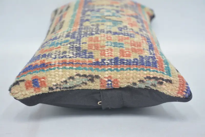Shabby Chic Pillow Cover, Kilim Pillow, Gift Pillow, Throw Kilim Pillow, 8x16 Beige Pillow Sham, Toss Cushion, Cushion - 5