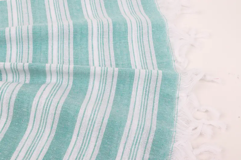 Travel towel, Quick-dry peshtemal, 70x40 Cotton Striped Towel, Bachelorette Party Favors, Best Friend Wedding Gift, Wedding Day Gift For Bride - 8