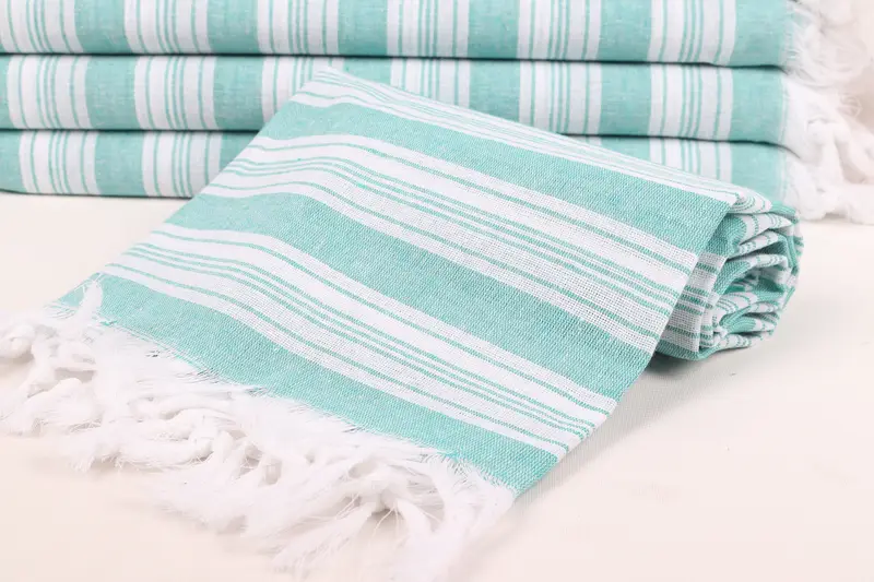 Travel towel, Quick-dry peshtemal, 70x40 Cotton Striped Towel, Bachelorette Party Favors, Best Friend Wedding Gift, Wedding Day Gift For Bride - 4