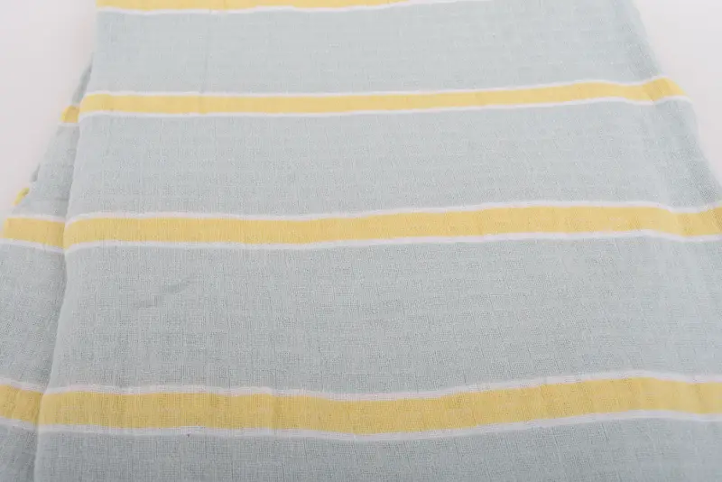 Bridal Shower Gift, Baby Boy Gift, Boho Throw Blankets, Woven Throw Blanket, First Wedding Anniversary Gift, 96x84 Cotton Striped Towel - 4