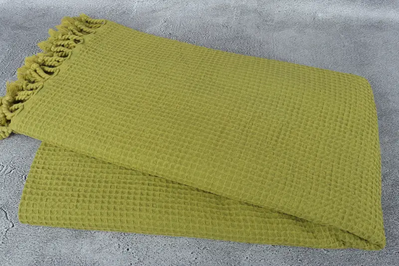 Turkish Beach Blanket, Throw Blanket Couch, Personalized Gifts, 92x68 Cotton Waffle Towel, Turkish Tablecloth, Boho Throw Blankets, Quenn Bedspread - 6