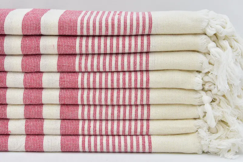36x18 Cotton Striped Terry Towel, Kitchen Towel, Gift For Best Friend, Bathroom Towels, Organic Towel, Turkish Tea Towel, Organic Tea Towel - 3