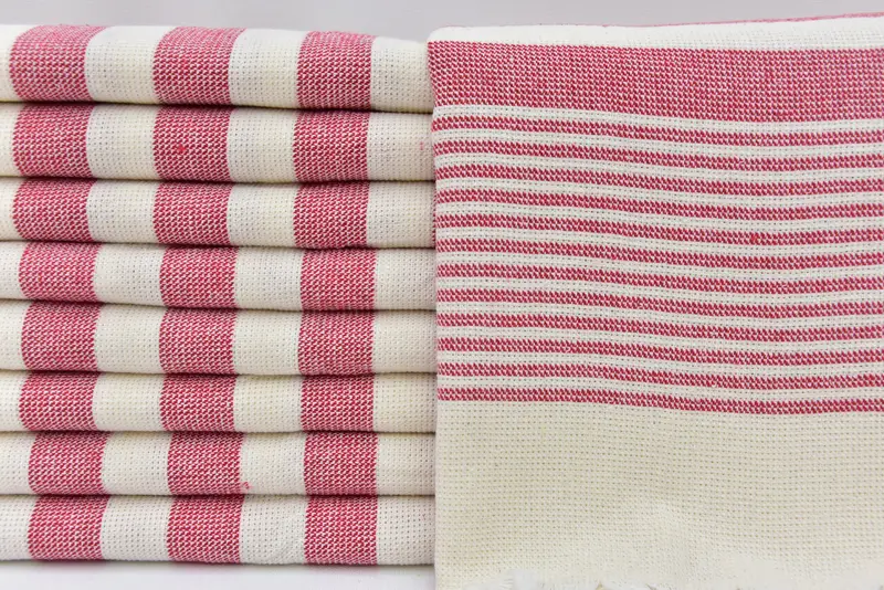 36x18 Cotton Striped Terry Towel, Kitchen Towel, Gift For Best Friend, Bathroom Towels, Organic Towel, Turkish Tea Towel, Organic Tea Towel - 1