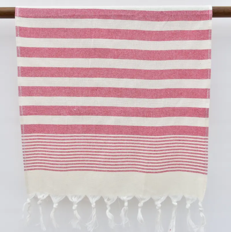 36x18 Cotton Striped Terry Towel, Kitchen Towel, Gift For Best Friend, Bathroom Towels, Organic Towel, Turkish Tea Towel, Organic Tea Towel - 2