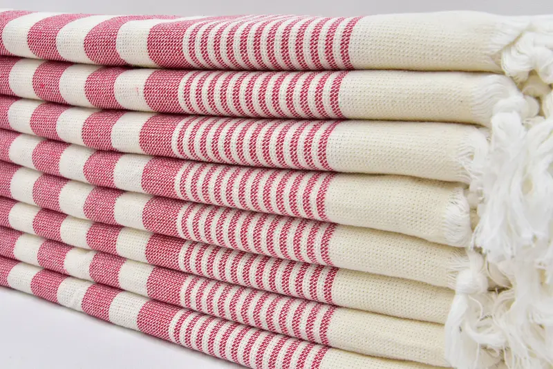36x18 Cotton Striped Terry Towel, Kitchen Towel, Gift For Best Friend, Bathroom Towels, Organic Towel, Turkish Tea Towel, Organic Tea Towel - 5