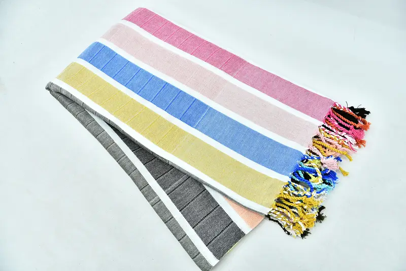 Hammam Towel USA, Bachelorette Gifts, Bachelor Towel, Xmas Gifts, Beach Size Towel, 76x40 Cotton Striped Towel, Absorbent Turkish towel, Fouta towel - 6