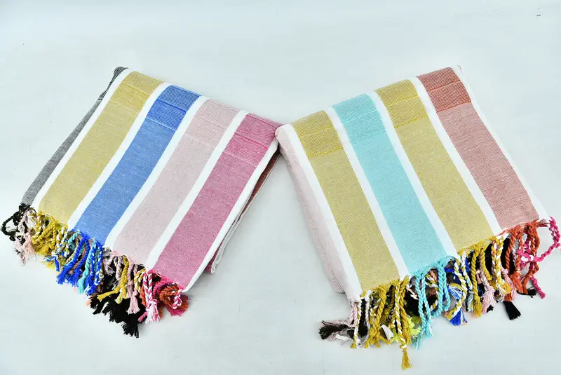 Hammam Towel USA, Bachelorette Gifts, Bachelor Towel, Xmas Gifts, Beach Size Towel, 76x40 Cotton Striped Towel, Absorbent Turkish towel, Fouta towel - 2