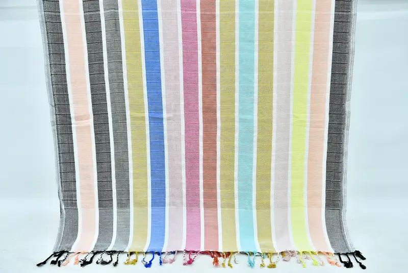 Hammam Towel USA, Bachelorette Gifts, Bachelor Towel, Xmas Gifts, Beach Size Towel, 76x40 Cotton Striped Towel, Absorbent Turkish towel, Fouta towel - 1
